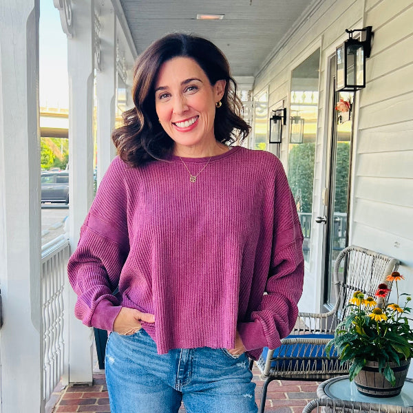 The Peek Pullover Top