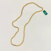 Lucillie Long Brass Necklace-GOLD