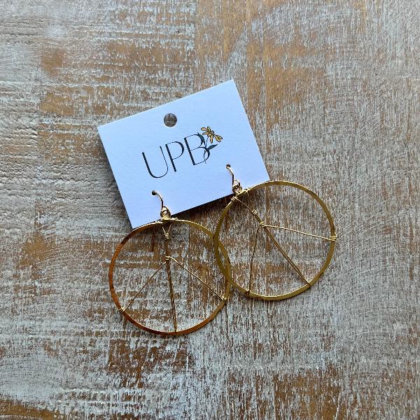 Peace Wire Earrings