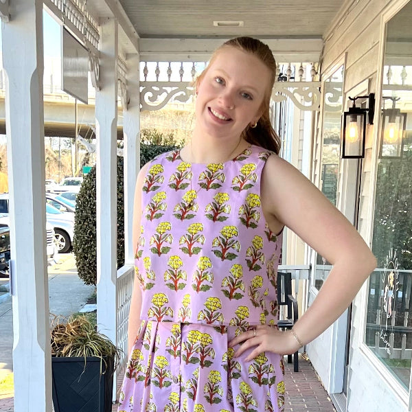 The Lilac Garden Top