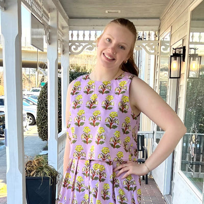 The Lilac Garden Top