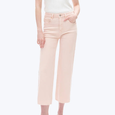 Dogwood Pink-HR Cropped Jean