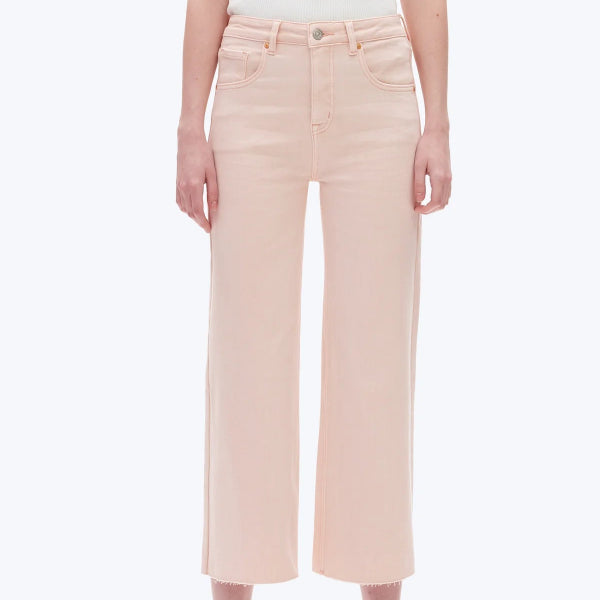 Dogwood Pink-HR Cropped Jean
