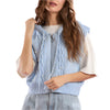Hoodie Pops of Pearl Vest