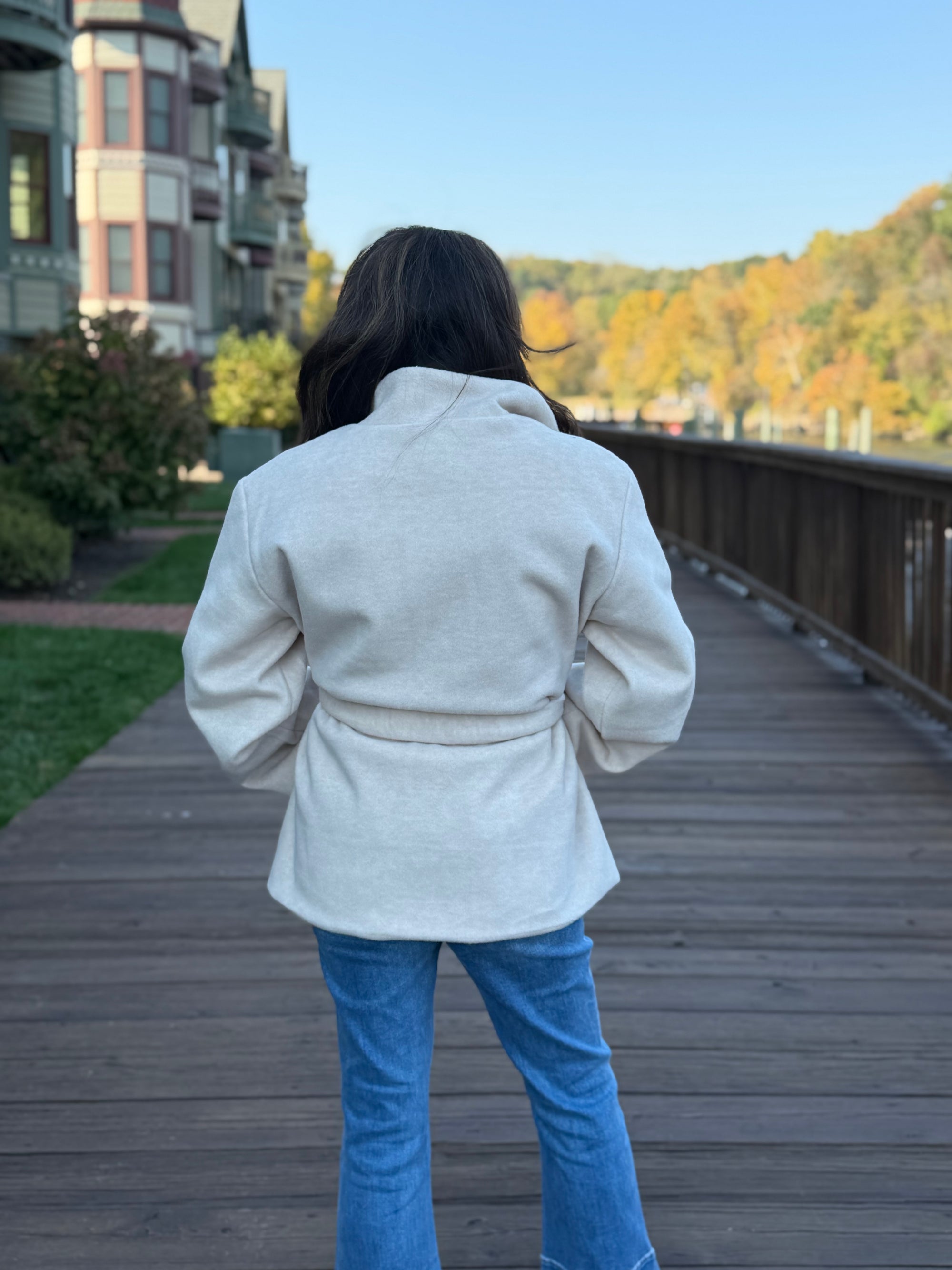 Bundled Wool Coat