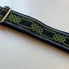 Olive Simple Geometric Guitar Strap - 2 Inch