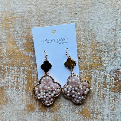 Clover Beaded Earrings