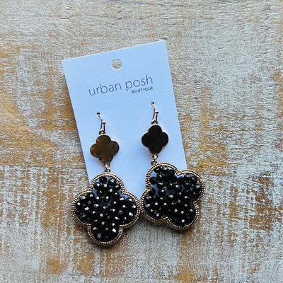 Clover Beaded Earrings