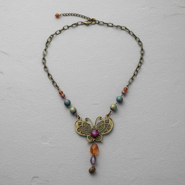 Vintage Flutter Necklace