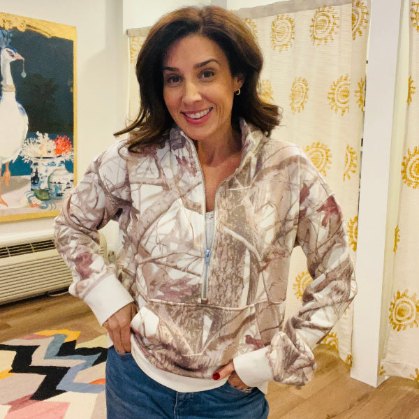 Camo Savannah Half Zip