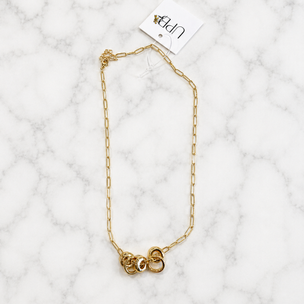 Jump Through Hoops Paperclip Chain Necklace