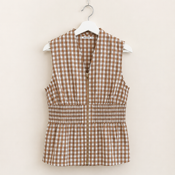 Maple Gingham Top