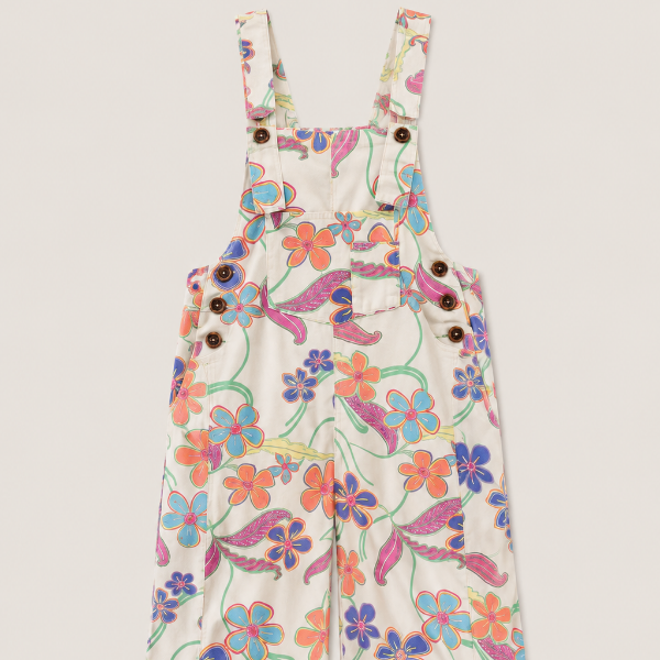 Floral Vintage Overalls