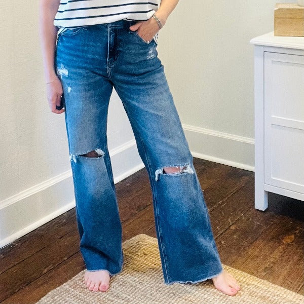 Super high Wide Leg Denim