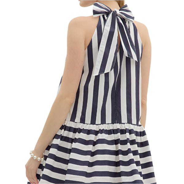 Navy Stripe Dress