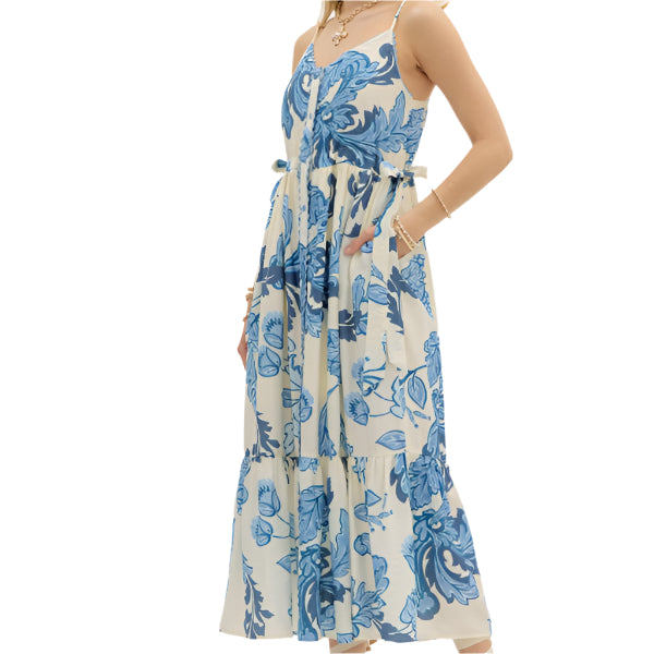 Botanical Midi Dress