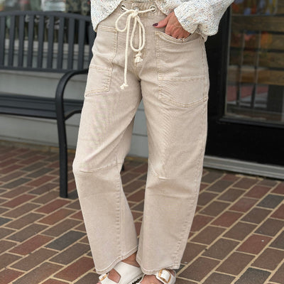 Harlow High Rise Barrel Pant