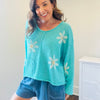 Mint Daisy Sweater