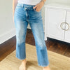 Bonnie Crossover Straight Jeans