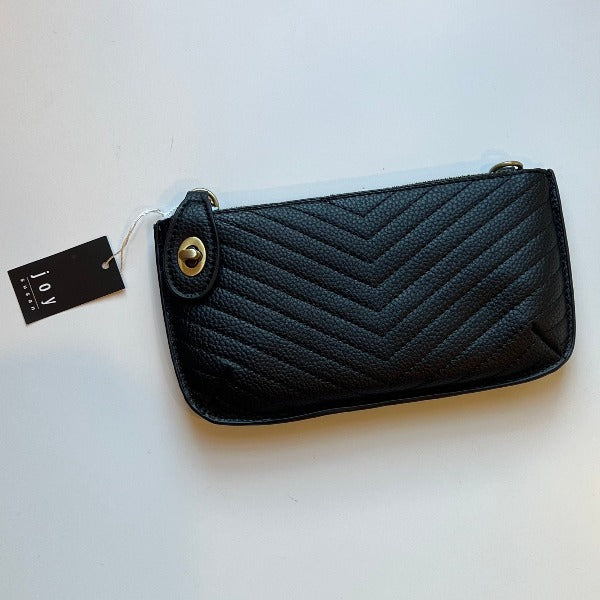 Quilted Mini Crossbody Wristlet Clutch