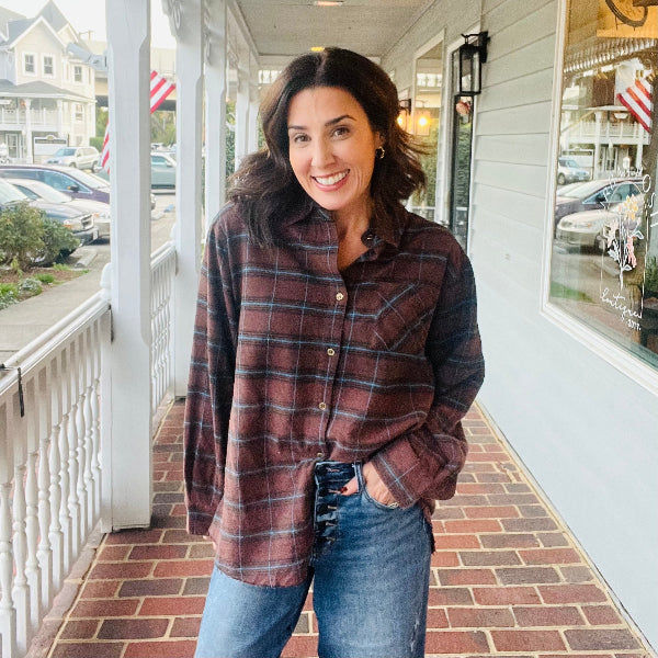 Cabin Crush Button Down