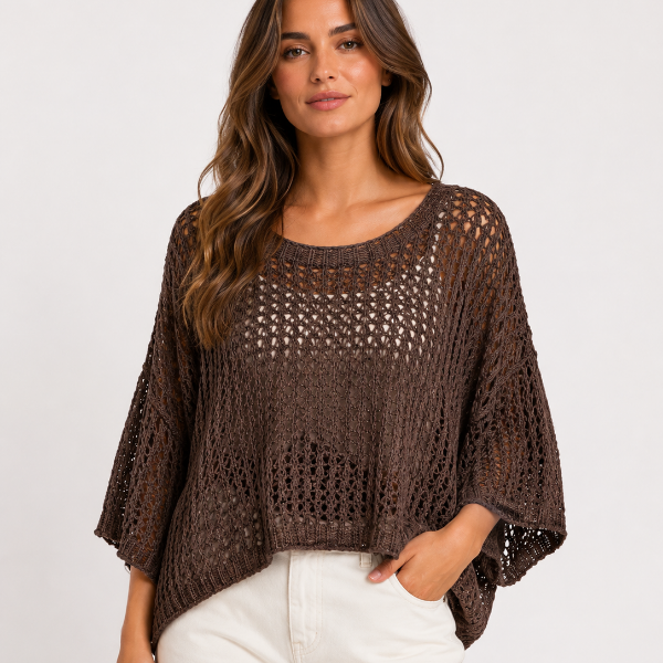 Milio Crochet Knit Top