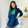 Navy Neatness Dress