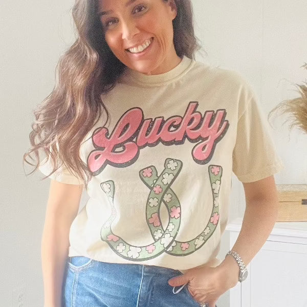 Lucky Horseshoe Tee