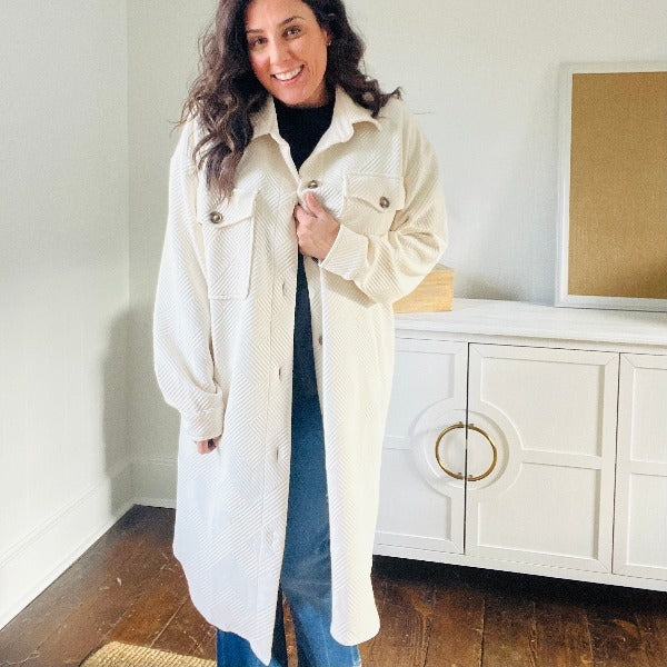 Sharp Textured Shacket