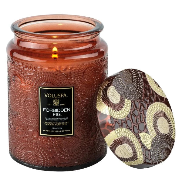 Forbidden Fig Large Jar Candle