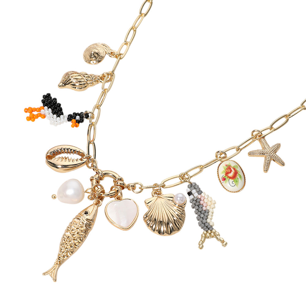 Fresh Catch Charm Necklace
