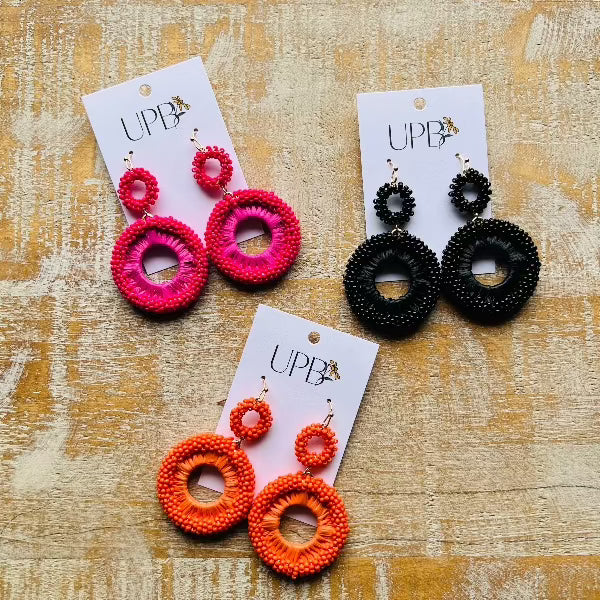 Double Target Earrings