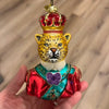 Regal Leopard Ornament