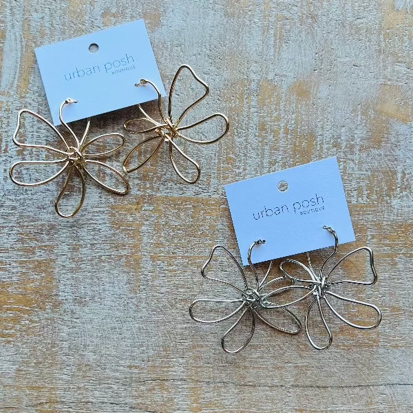 Artist Flower Earrings