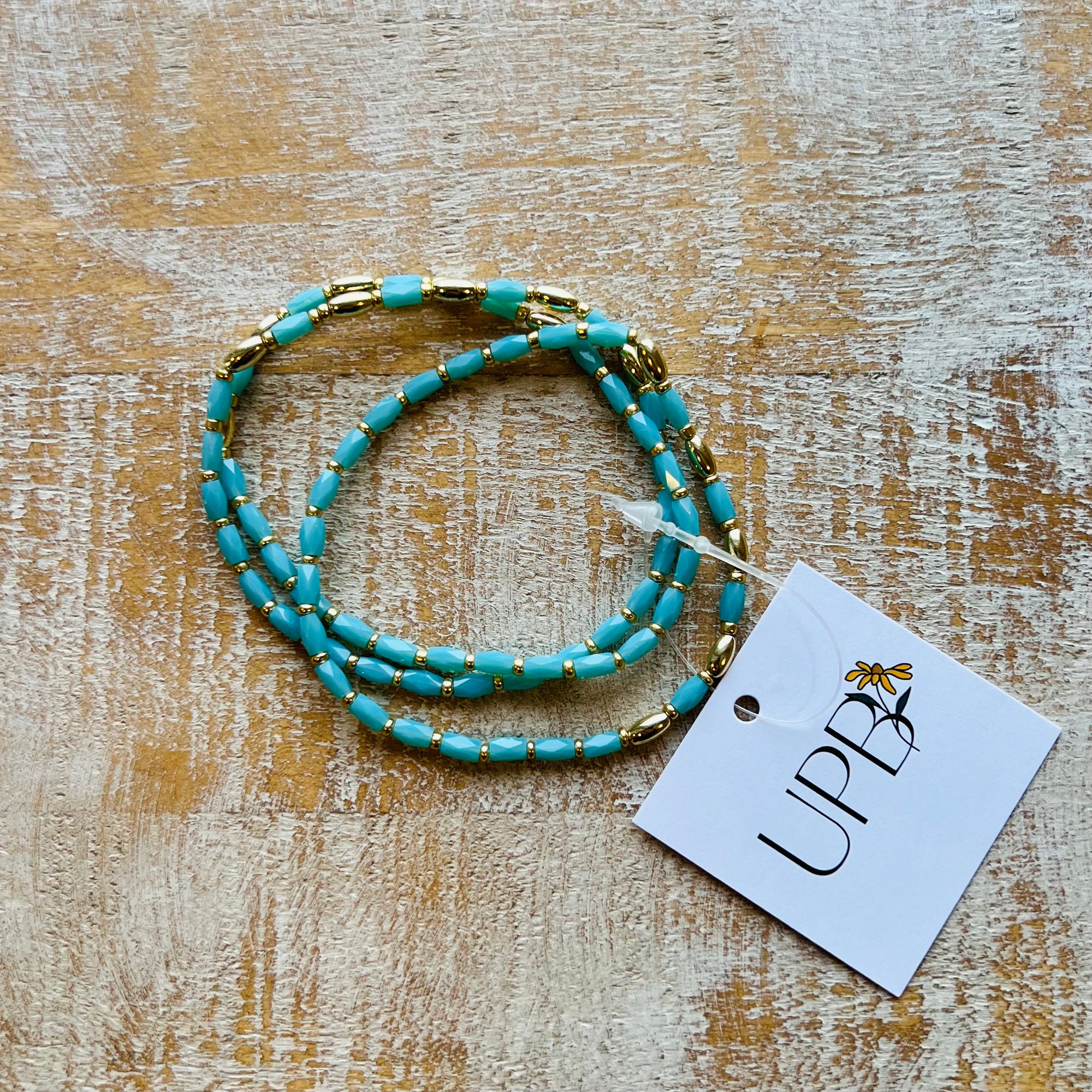 Sea Blue Bracelet Stack