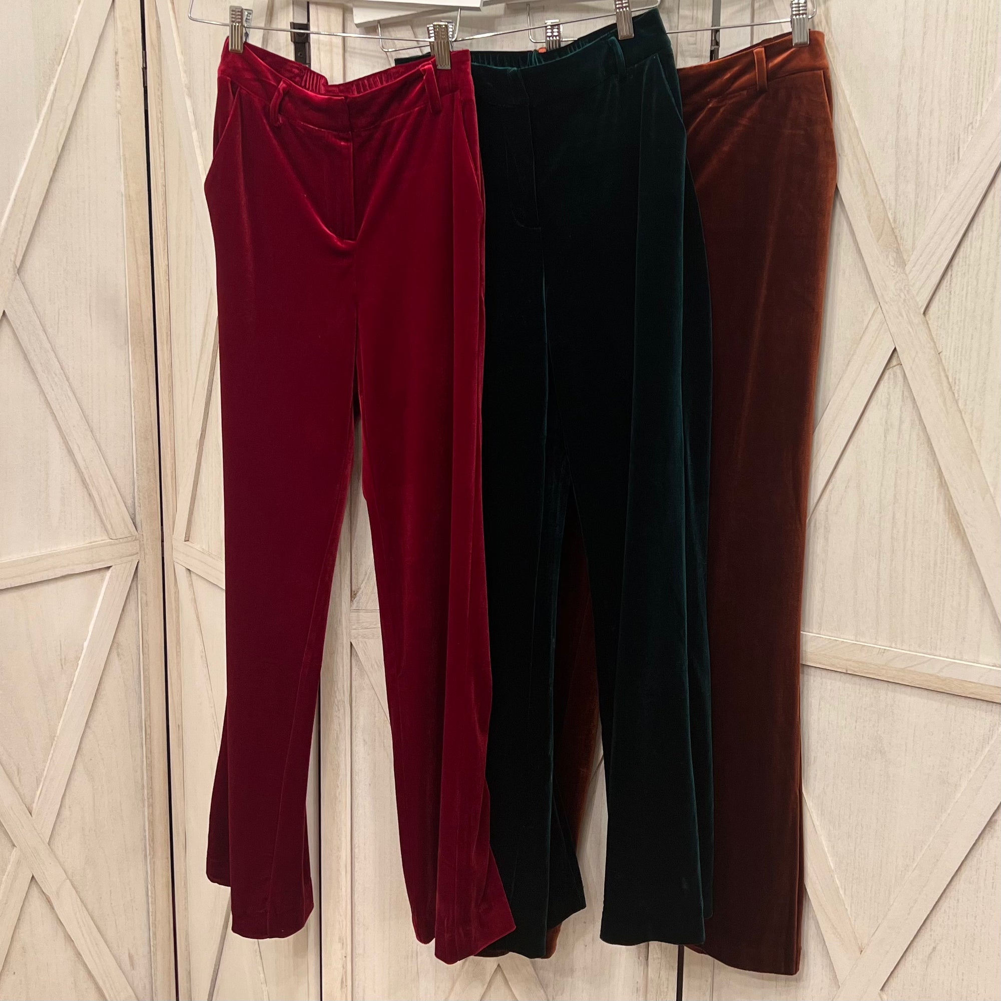 Velvet Wide LegTrousers