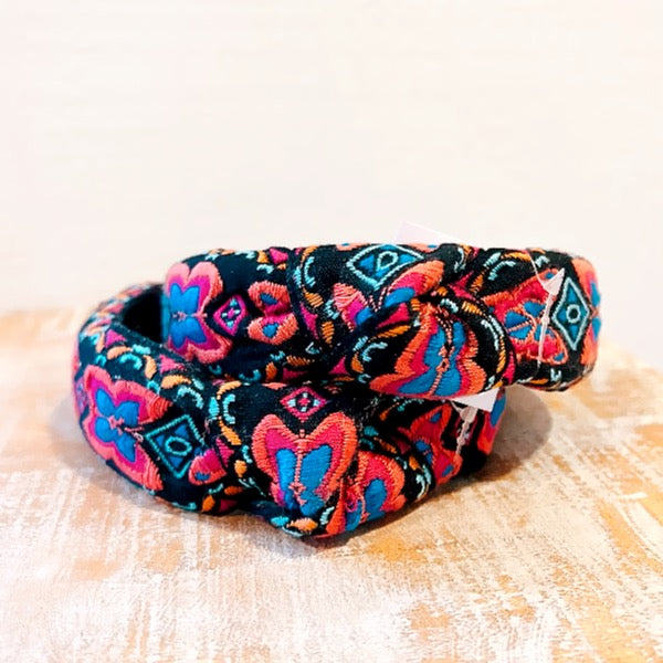 Jewel Tone Butterfly Headband