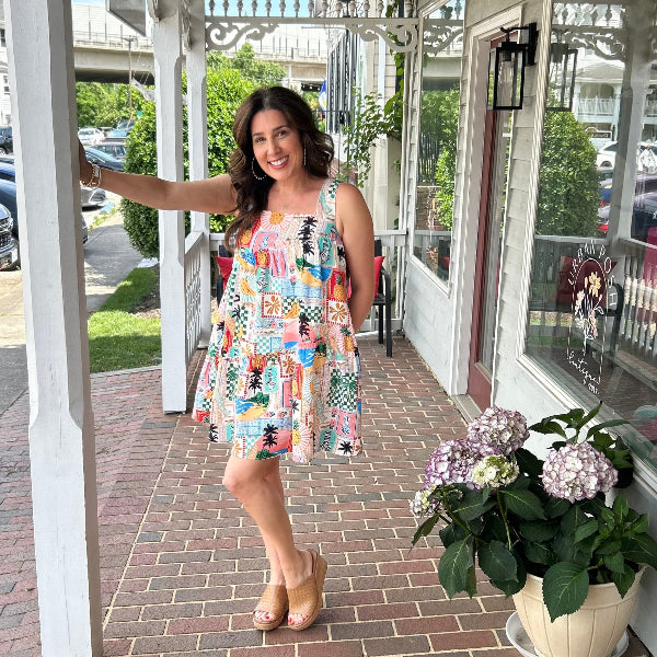 Vacation Print Dress