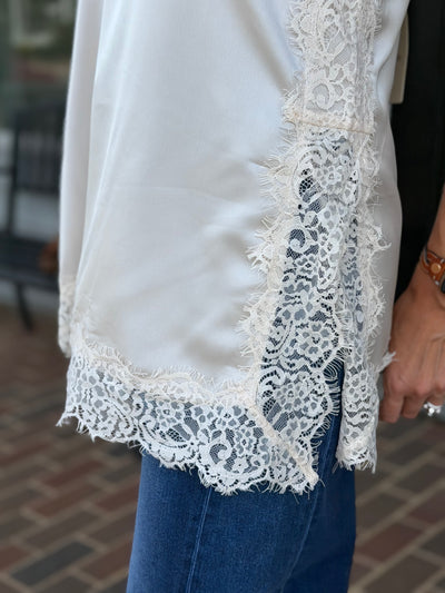 Brunch & Lace Top