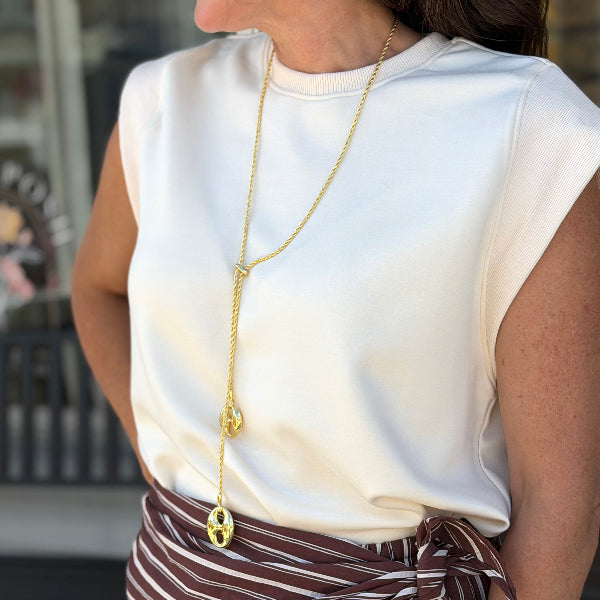 Mariner Repeat Necklace-GOLD