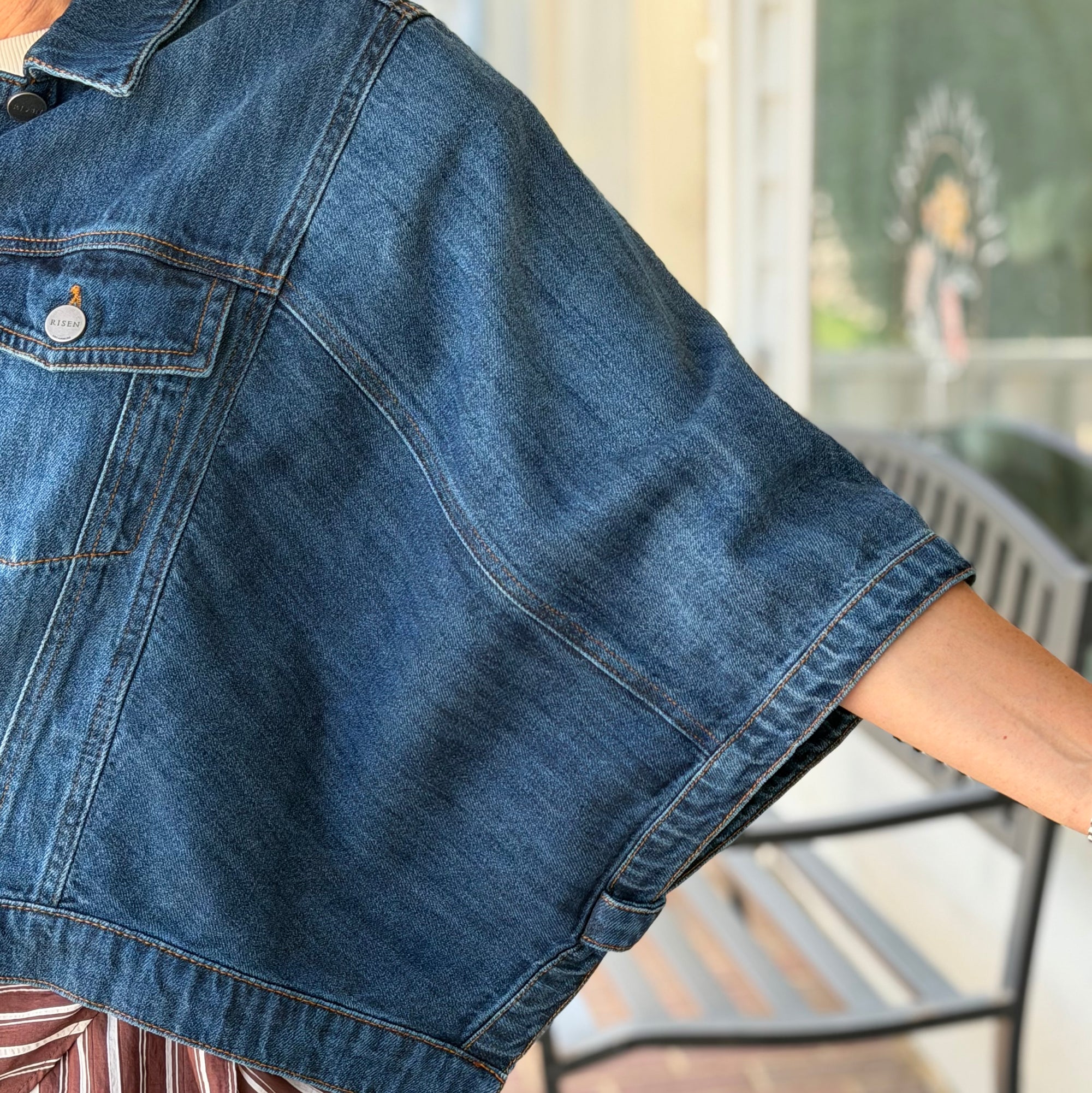 The Denim Poncho