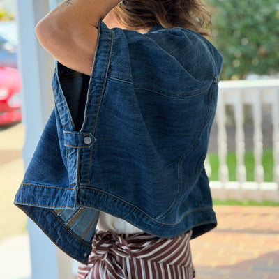 The Denim Poncho