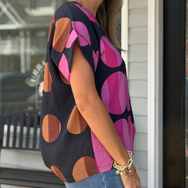 Geometric Circle Top