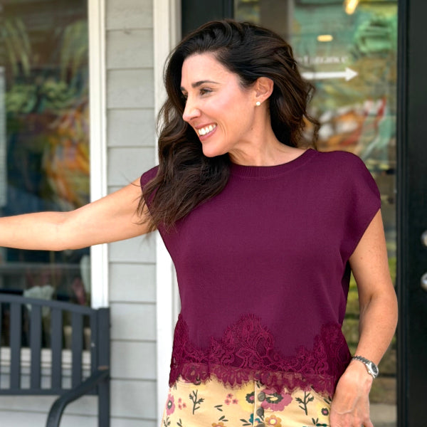 Lace & Grace Top