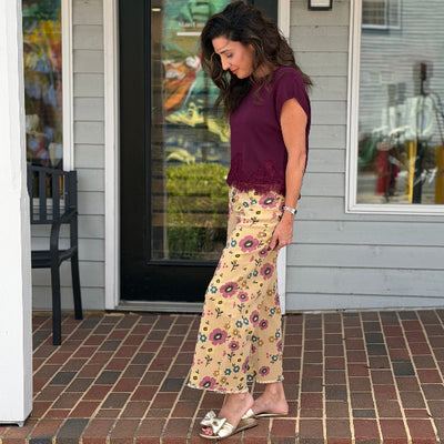 Floral Twill Pant