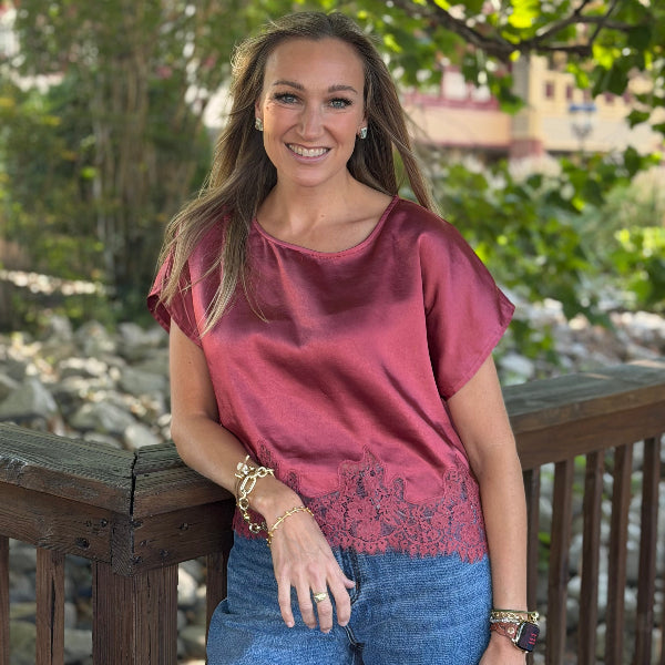 Rusty Ruby Top