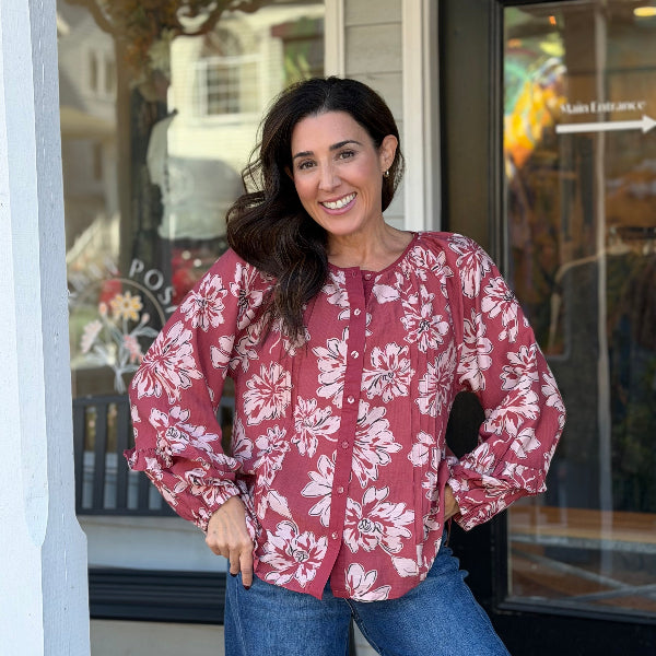 Rustic Bloom Top