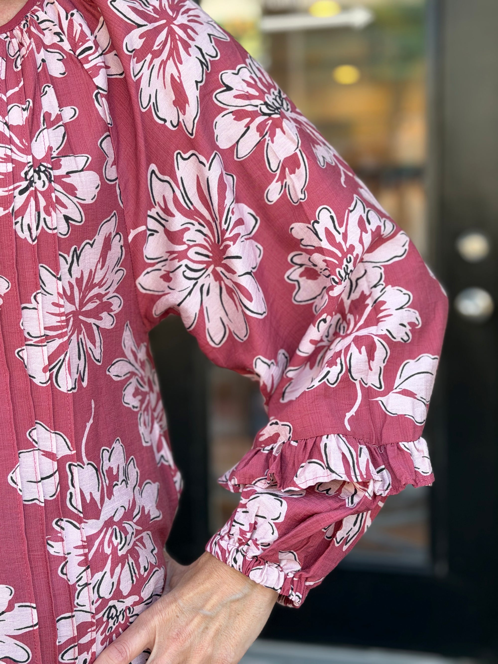 Rustic Bloom Top