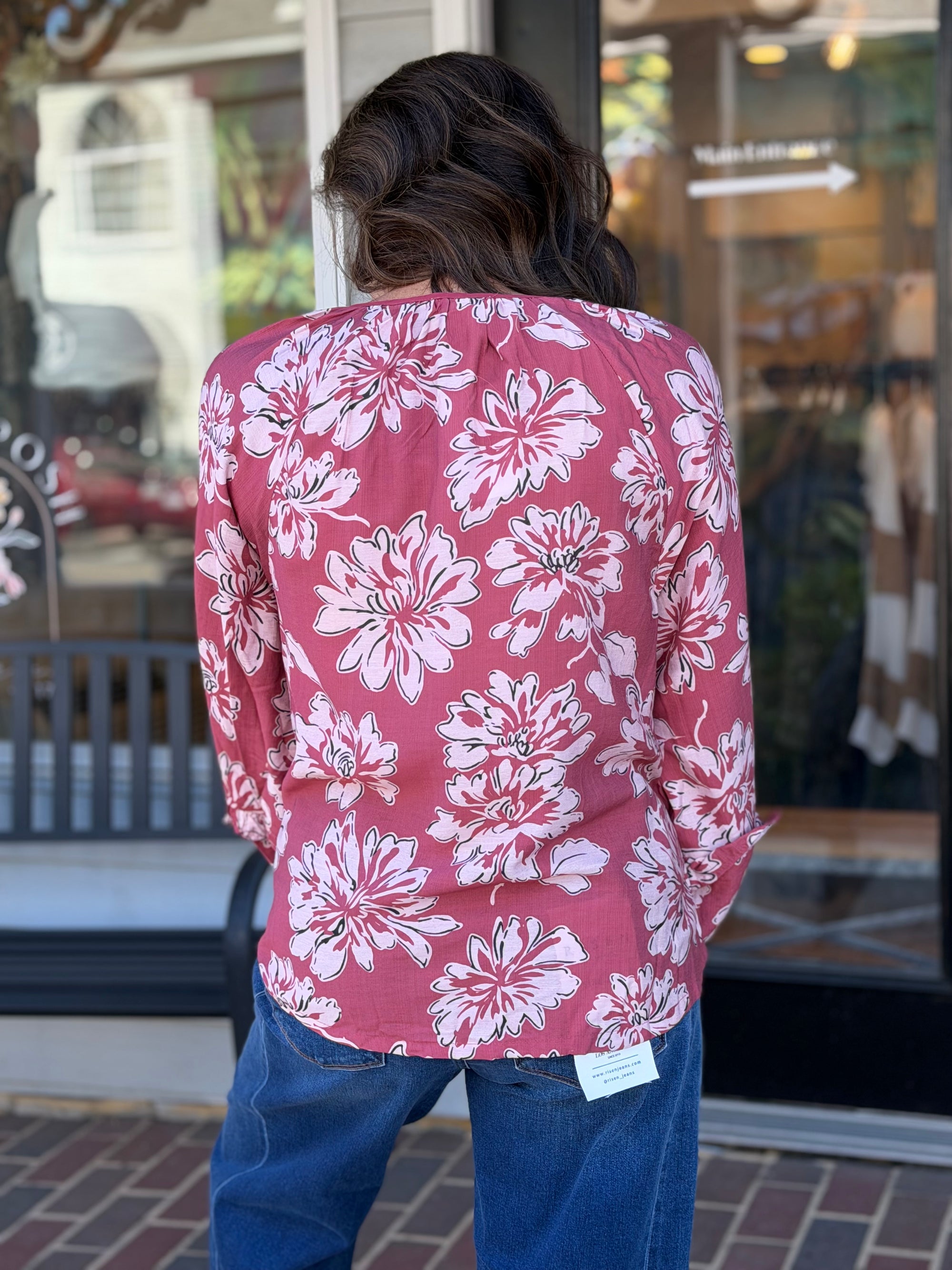 Rustic Bloom Top
