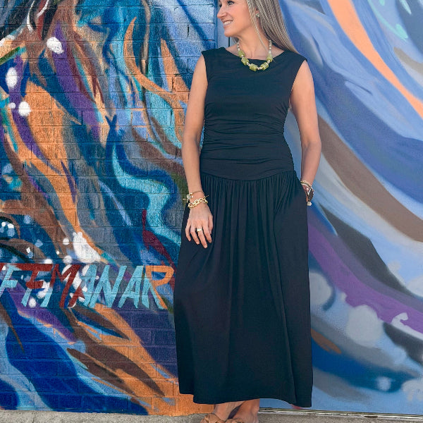 Soho Ruched Maxi Dress